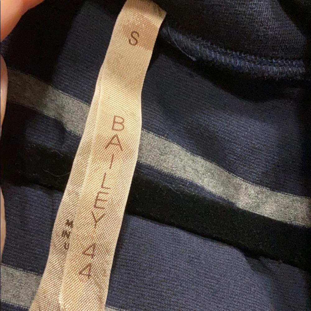 Bailey 44 Striped Jersey Cowl Neck Top - Picture 4 of 6
